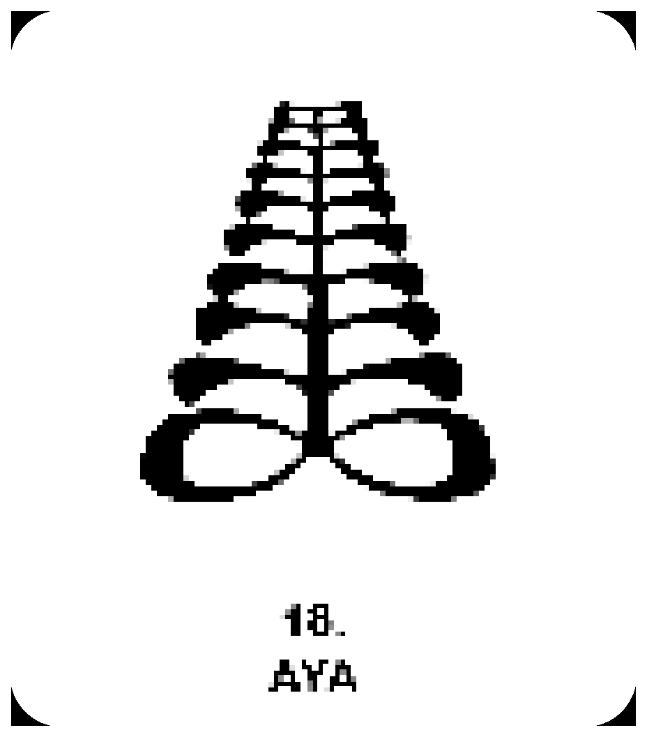 Aya Adinkra symbol for Dresses